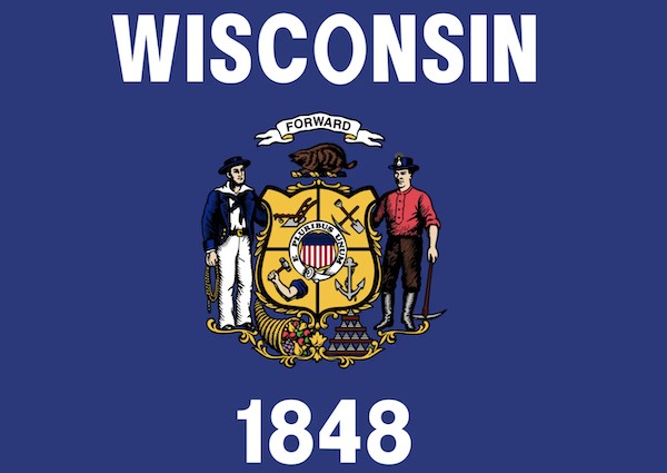 Wisconsin state flag