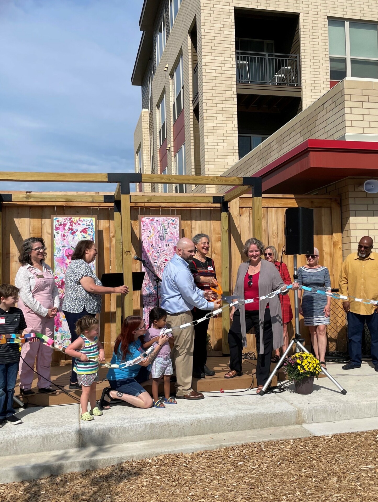 Grand opening of the Red Caboose Child Care Center, Inc.